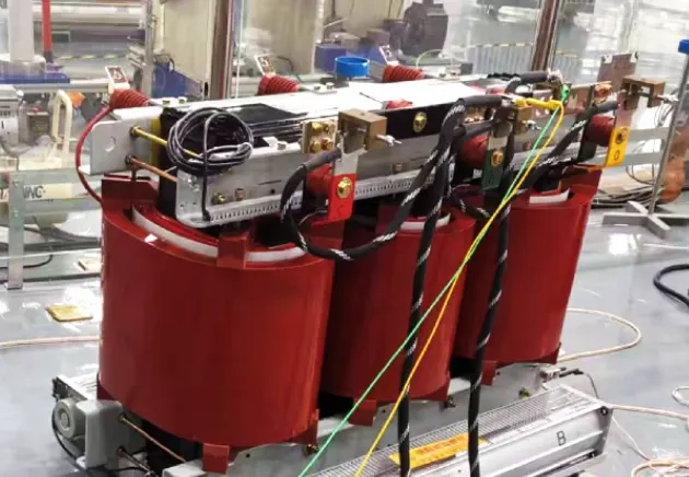 a data center transformer is on a harmonic tolerance test