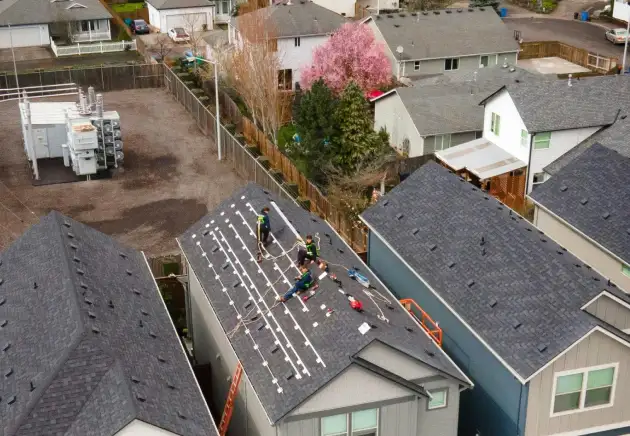 Power distribution network for residential communities
