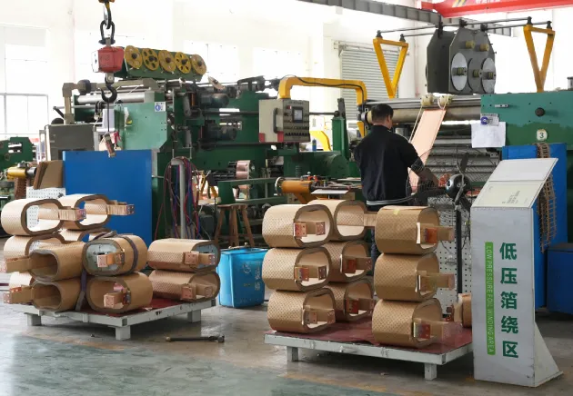 OMEK POWER's winding/coil workshop