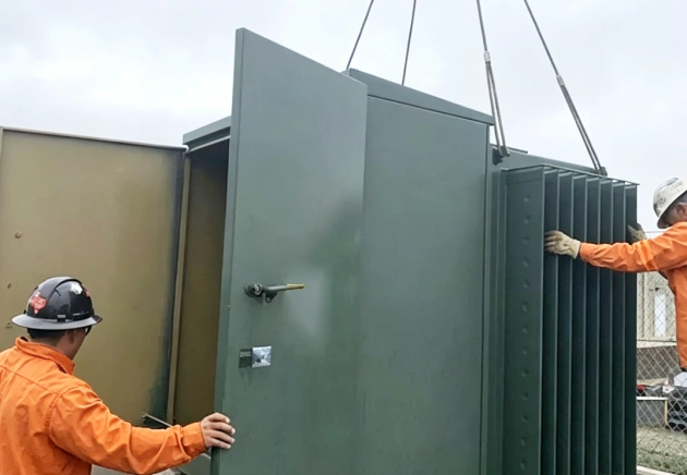 500 kVA three phase pad mount transformer