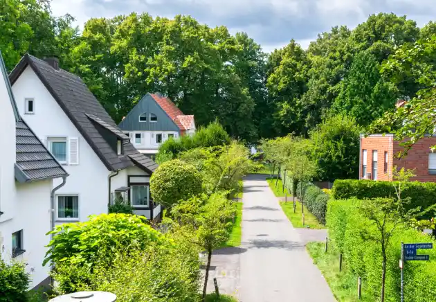 omek power's single phase pad-mounted transformer​ serves the high-end residential area