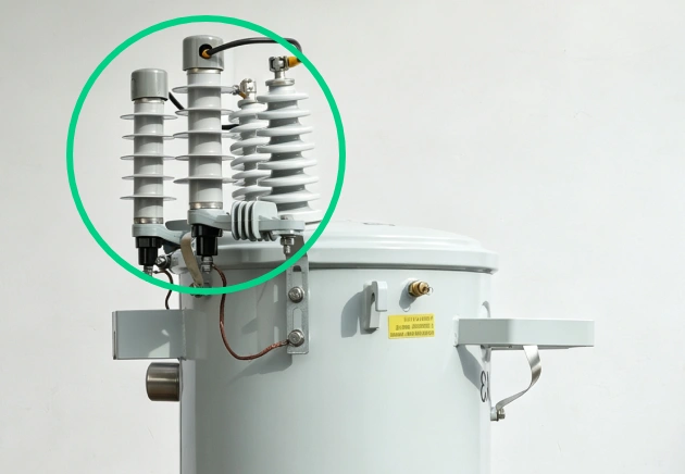 HV Bushings of 150 kVA Pole Mounted Transformer
