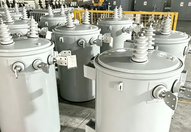 100 kVA Pole Mounted Transformer Featuring Low Contact Resistance & Long-Term Reliability