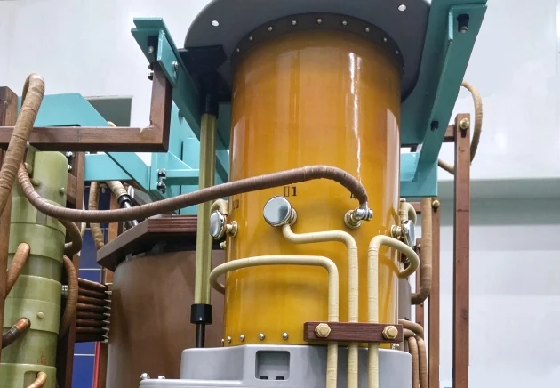 On-load tap-changer (OLTC) mechanism installed on a transformer for operation and tap position testing