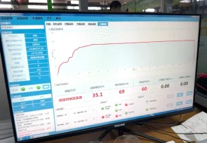 Power frequency withstand voltage test, with LV test results